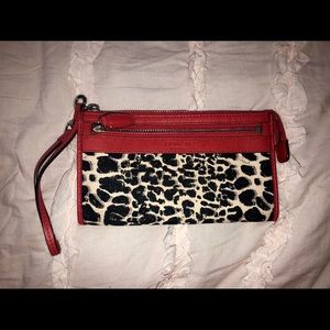 Coach Cheetah Print Wristlet